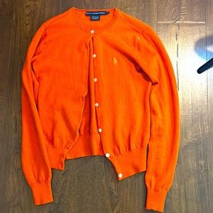 Ralph Lauren orange sweater